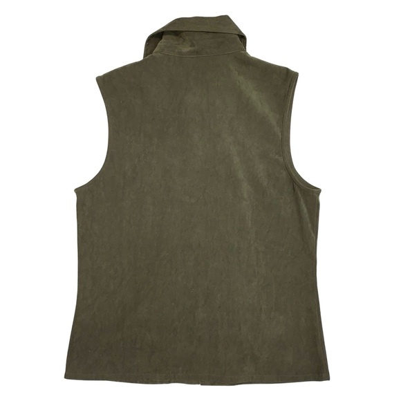 Westbound Zip Up Collared Lightweight Vest Medium Layering Staple Fall Neutral - Picture 10 of 12